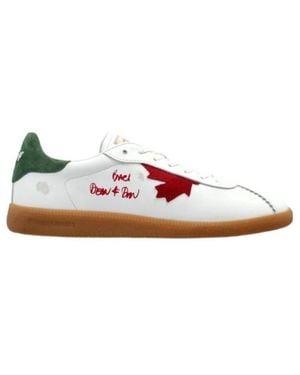 DSquared² Lace-Up Low-Top Casual Shoes - Pink