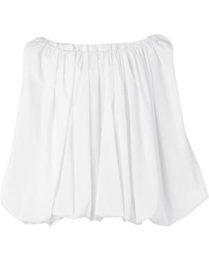 Jacquemus Draped Top - White