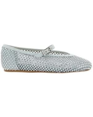 Le Silla Gilda Embellished Ballet Flats - Grey