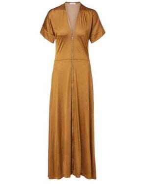 Lemaire Jersey Maxi Dress - Metallic