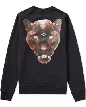 Marcelo Burlon 3D Leopard Printed Sweater - Black