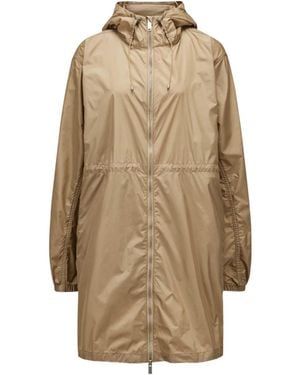 Canada Goose Long Hooded Jacket - Natural