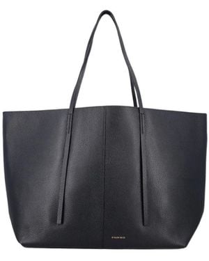 By Malene Birger Double-Handled Shoulder Bag - Black