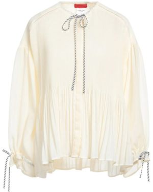 MAX&Co. Tie Neck Top - White