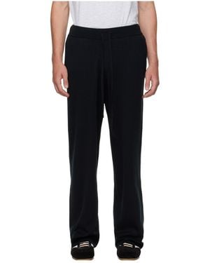 Entire studios Knitted Drawstring Sweatpants - Black