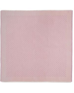Gucci Monogrammed Fringe-Edge Scarf - Pink