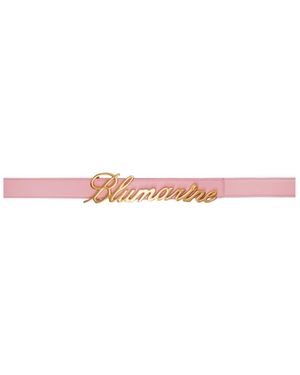 Blumarine Logo Belt - Pink