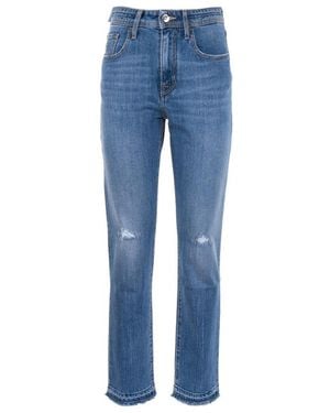 Jacob Cohen Distressed Slim-Fit Jeans - Blue