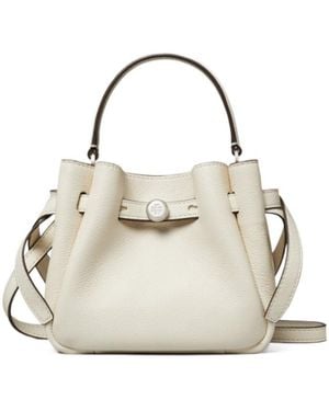Tory Burch Mini Romy Bucket Bag - White