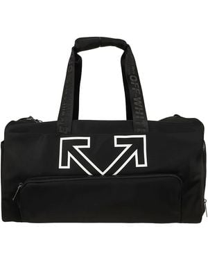 Off-White c/o Virgil Abloh Heritage Logo Gym Tote Bag - Black