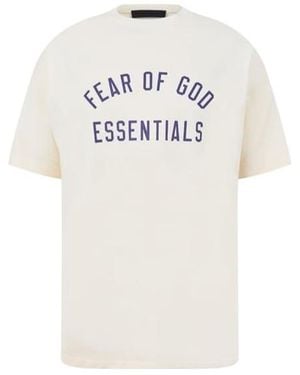 Fear Of God Round-Neck Logo T-Shirt - White