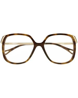 Chloé Chloé Eyewear Butterfly-Frame Glasses - White