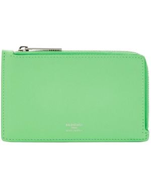 Balenciaga Envelope Long Card Holder - Green