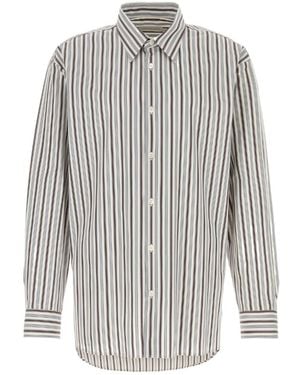 Dries Van Noten Striped Shirt - White