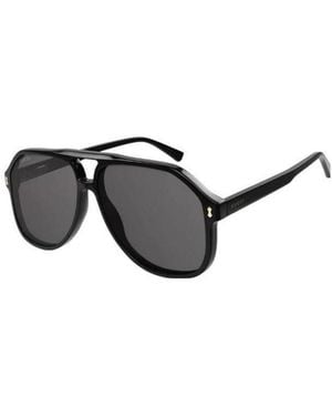 Gucci Eyewear Aviator Frame Sunglasses - White