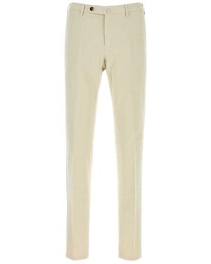 Pt Pantaloni Straight-Leg Casual Trousers - Natural