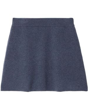 Lisa Yang Clare Cashmere Mini Skirt - Blue