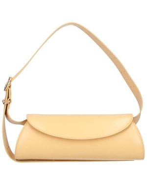 Jil Sander Curved Flap Shoulder Bag - Metallic