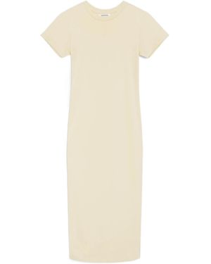 Anine Bing Wynne Short-Sleeved Midi Dress - White