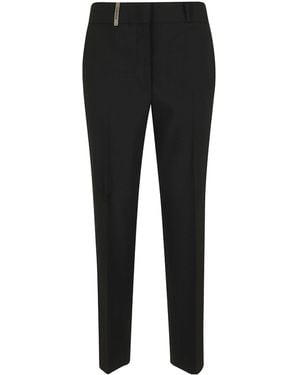 Peserico Straight Leg Pants - Black