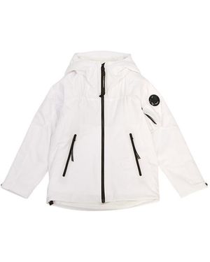 C.P. Company Hooded Down Jacket - White