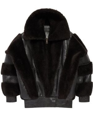 Balenciaga High Collar Jacket - Black