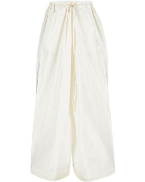 Daniela Gregis Wide-Leg Trousers - White