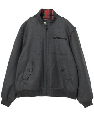 Undercover Stand-Collar Blouson - Black