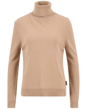Barbour Pendle Roll-Neck Sweater - Natural