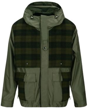 ANDERSSON BELL Check Layered Jacket - Green