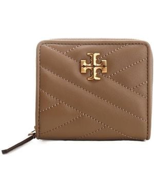 Tory Burch Kira Chevron Bi-Fold Wallet - Brown