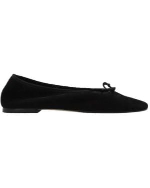 Aeyde Tiby Ballet Flats - Black