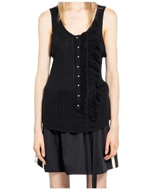 Ann Demeulemeester Rase Serafino Vest - Black