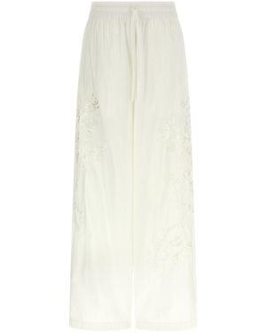 P.A.R.O.S.H. P.A.R.O..H. Ninja Wide-Leg Pants - White