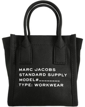 Marc Jacobs Logo-Lettering Handbag - Black