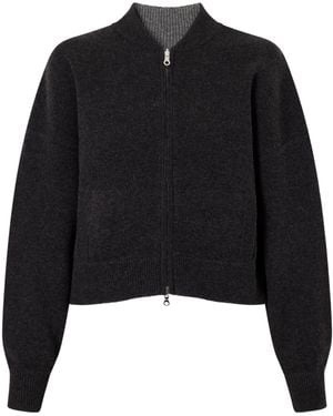 arch4 Cashmere Zip-Up Cardigan - Black
