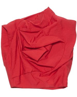 Acne Studios Asymmetrical Vest - Red