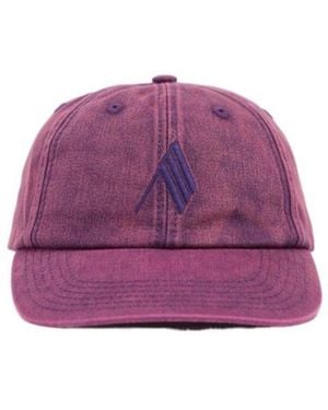 The Attico Logo Baseball Cap - Purple