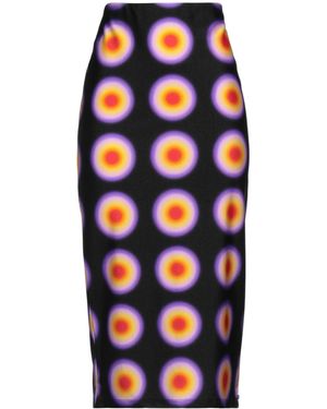Sportmax Multi-colour Stretch Skirt - Black