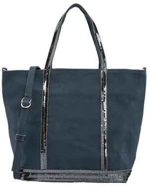 Vanessa Bruno Small Cabas Sequin-Embellished Tote Bag - Blue