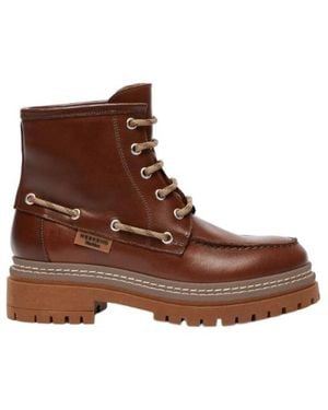 Weekend by Maxmara Wkapantone Lace-Up Ankle Boots - Brown