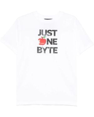 Coperni Just One Byte Printed T-Shirt - White