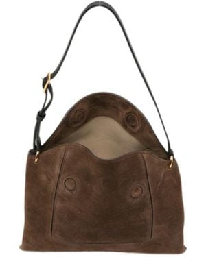 Wandler Flap Shoulder Bag - Brown