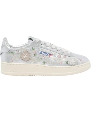 Autry Rose Dallas Low-Top Sneakers - White