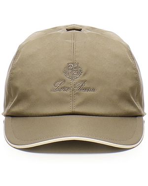 Loro Piana Logo-Embroidered Baseball Cap - Natural