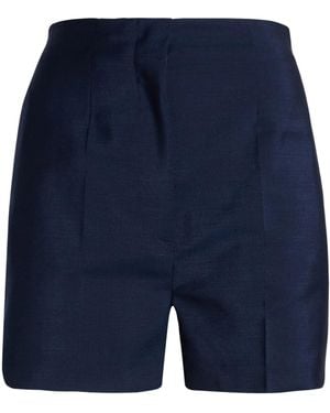 Sportmax Solid Color Shorts - Blue