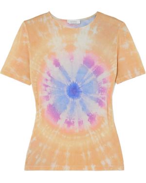 Rabanne Tie-Dye Stretch Knit T-Shirt - Multicolour