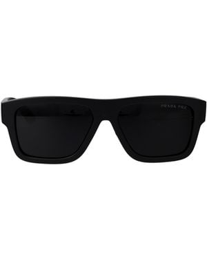 Prada Linea Rossa Logo Sunglasses - Black