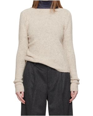 AURALEE Cashmere Crew Neck Jumper - Grey