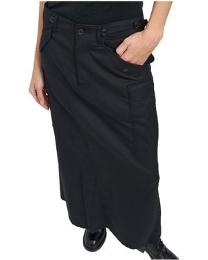 Junya Watanabe Belted Midi Skirt - Black